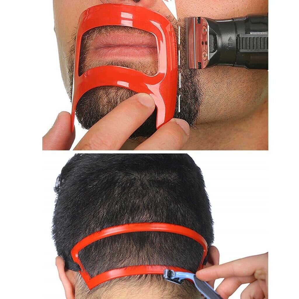 Portable Beard Shaping Tool Shaper Neckline Shaving Grooming Trimming Kit