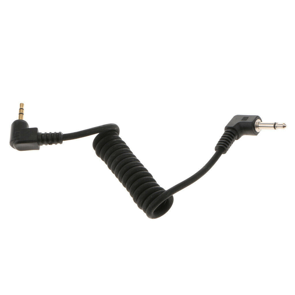 2.5mm to 3.5mm Male Flash PC Sync Cable Cord Connector for Canon Nikon 1m