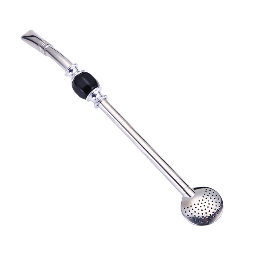 Stainless Steel Spoon Bombillas Yerba Mate Straw Drinking Spoon