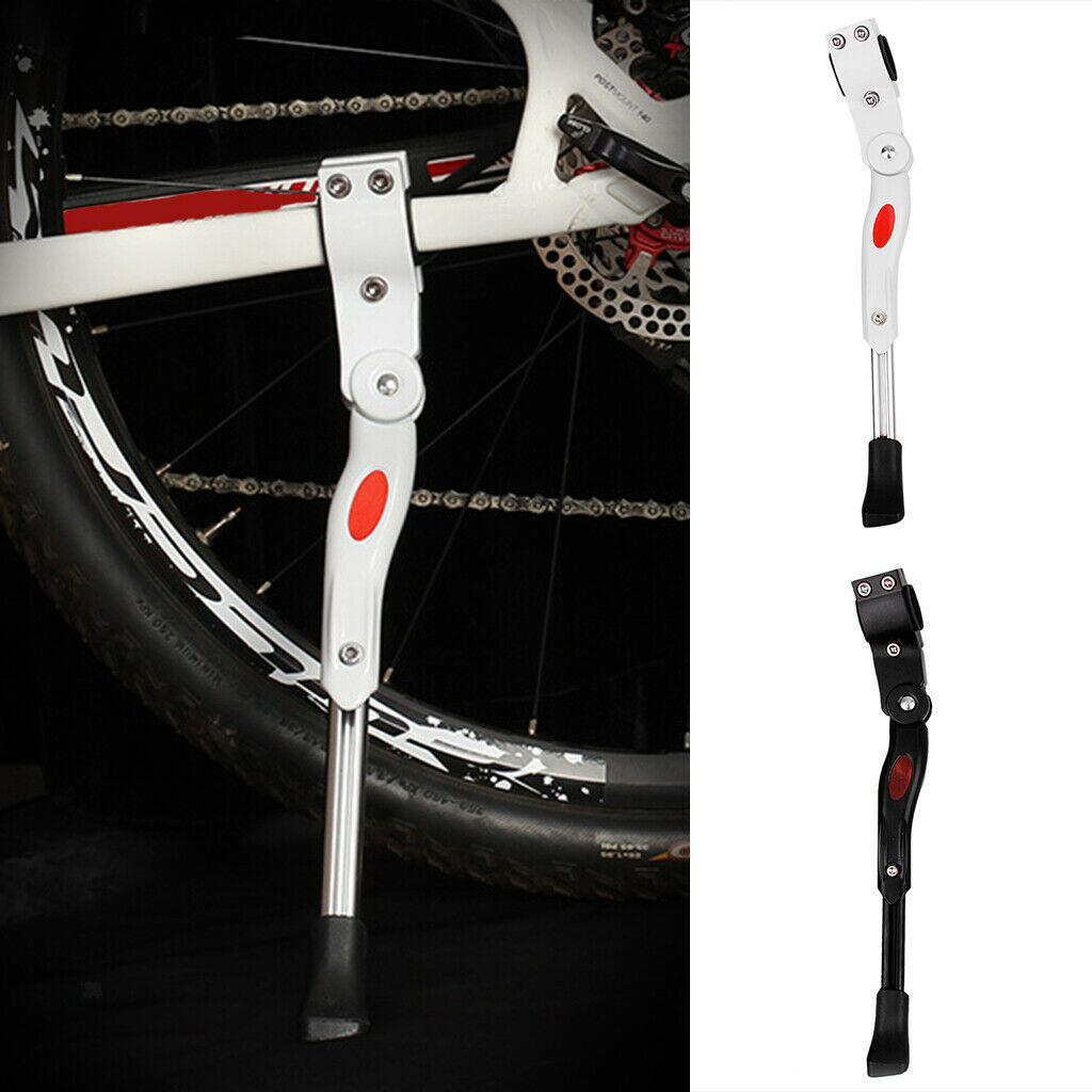 Adjustable Alloy Side Kickstand for Road Bike Mountain Bicycle - Black