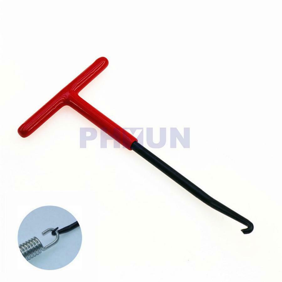 2 Pcs Exhaust Pipe Spring Hook Puller T-Handle Metal For Bike ATV Motorcycle
