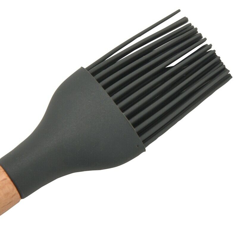 3 Pack Silicone Basting Brush,9.4 Inch Pastry Brush With Beech Wood Handle,UseN7