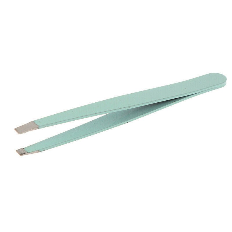 Eyebrow Tweezers Hair Removal Stainless Steel Slant Tip Eyebrow Clip Make.l8