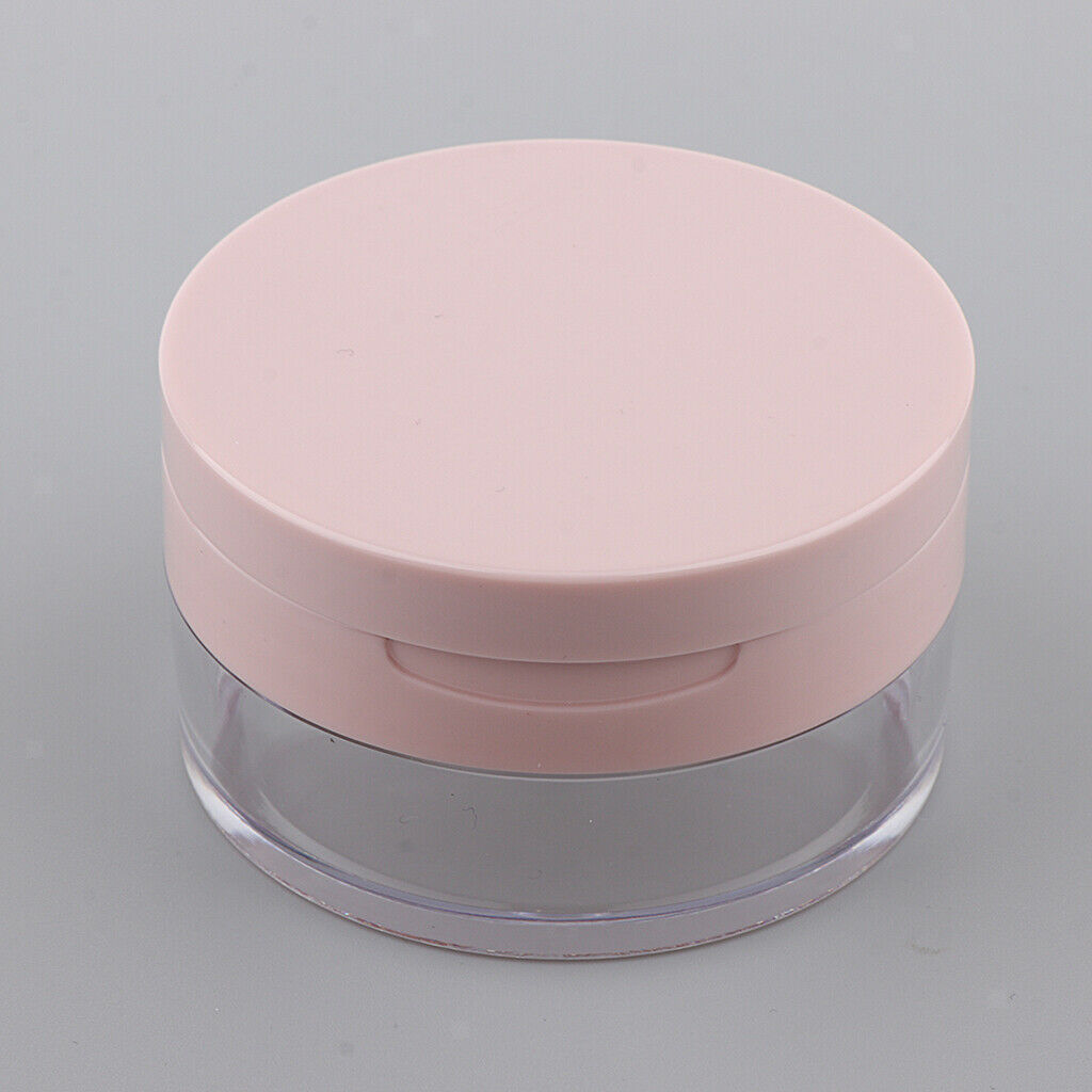 2pcs Empty Loose Powder Case Blush Storage Container Talcum Powder Jar 20g