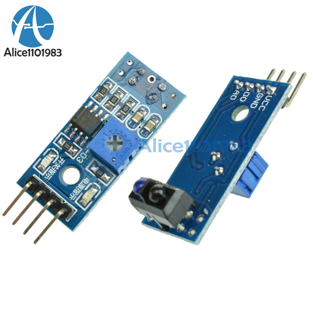 2PCS TCRT5000 Obstacle Avoidance Infrared Track Sensor Module 4Pin For Arduino