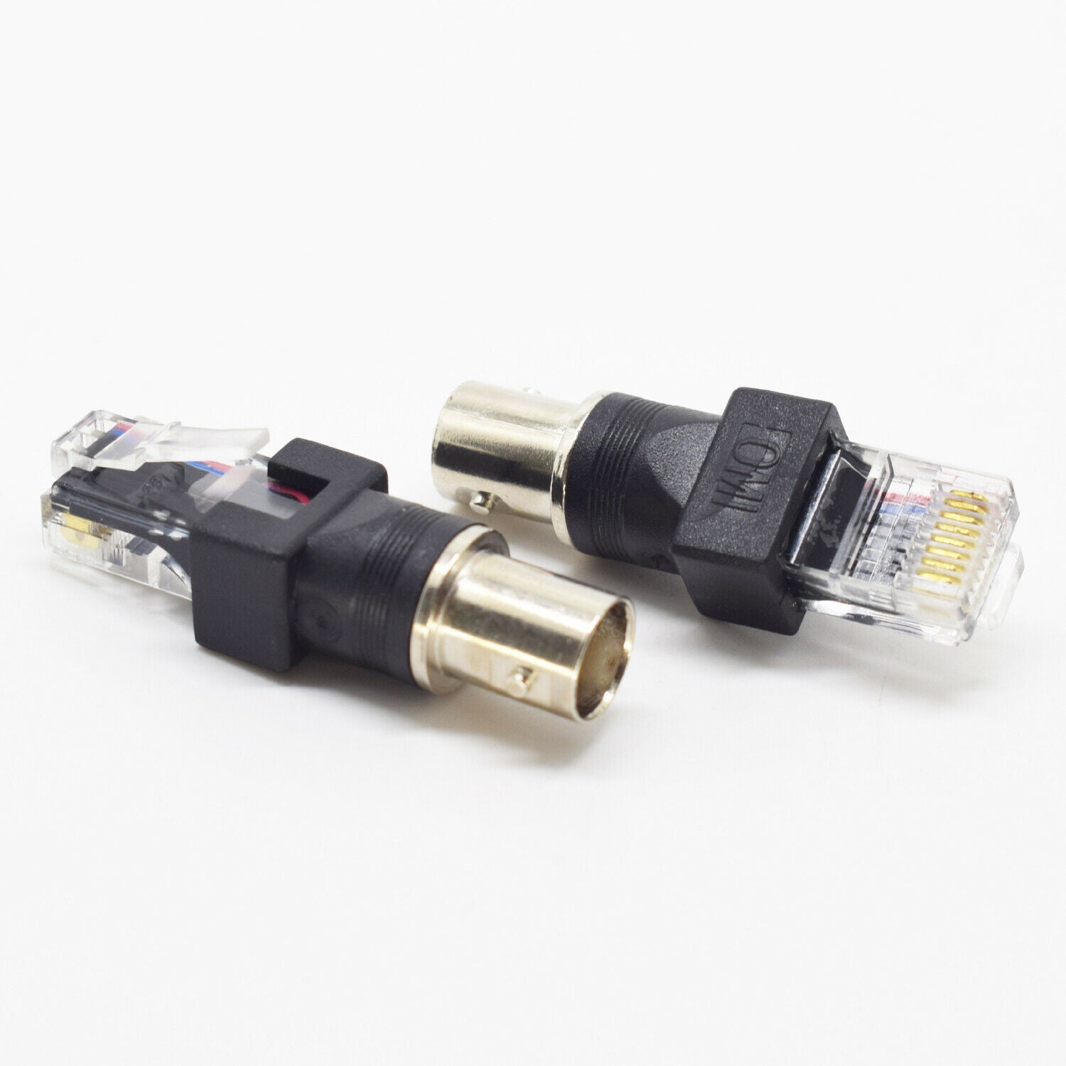 10pcs BNC Female to RJ45 Plug Adapter Coaxial Barrel Coupler Adapter Connector