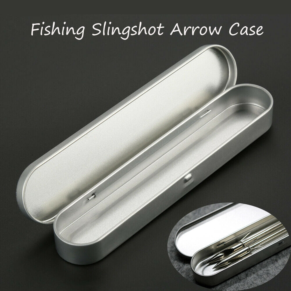 Slingshot Case Catapult  Fish dart Arrow Box Accommodate 8 PCS Arrow head