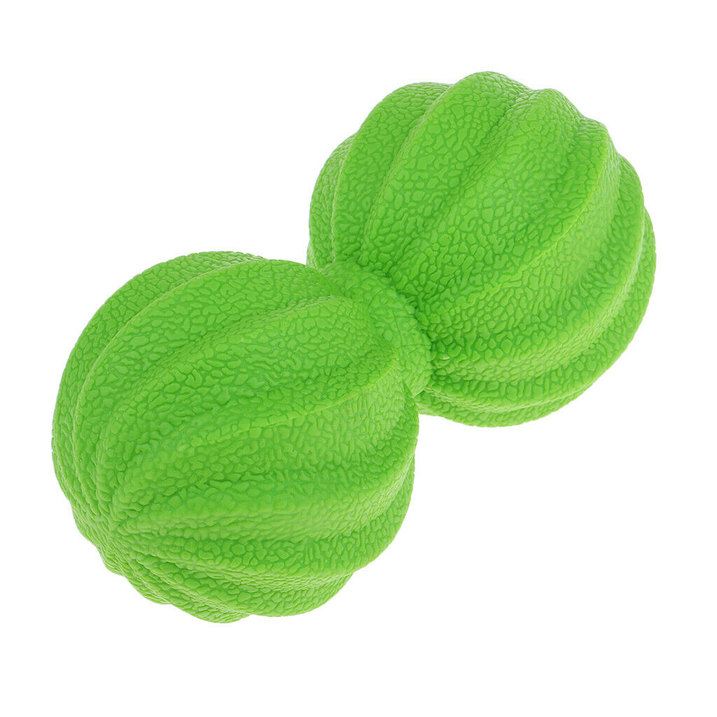 Peanut Massage Ball for Myofascial Release Deep Tissue Spiky Balls Green