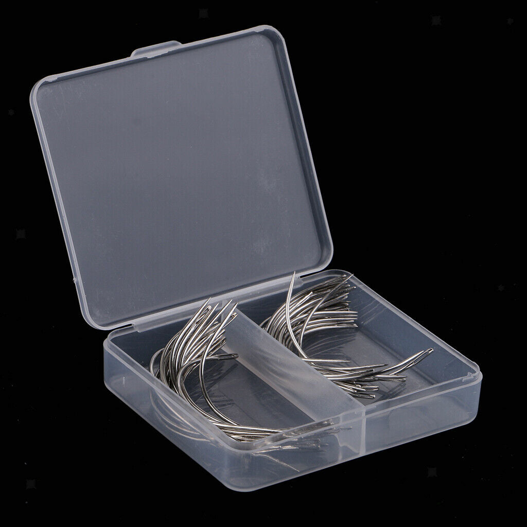 Multi-purpose 50 C Type Weaving Needle Upholstery Curved Needles Hand Sewing