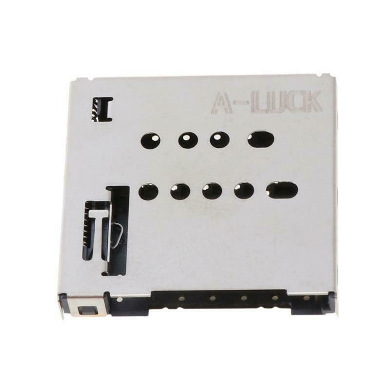 Metal Memory Card Slot Socket Replacement Parts for NS Switch Console Host