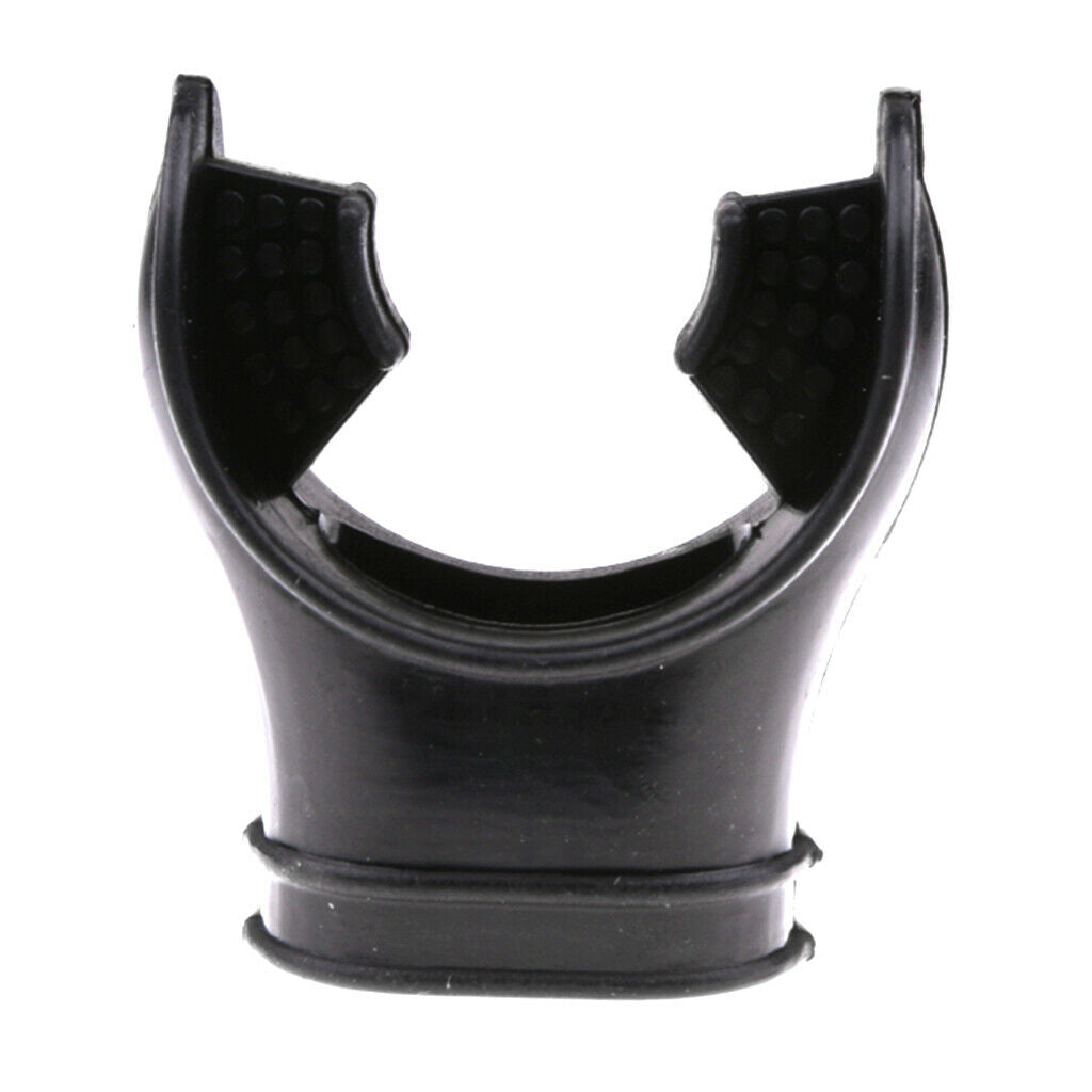 10X Silicone Scuba Diving Tube Snorkel Mouthpiece Regulator Diving Sports Black