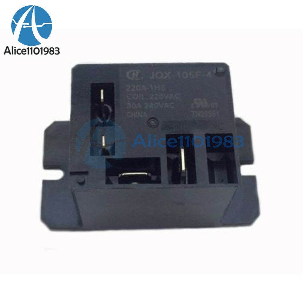 JQX-105F-4-220V-1HS Relay Air  Relay AC 220V 30A HF105F 4 Pin