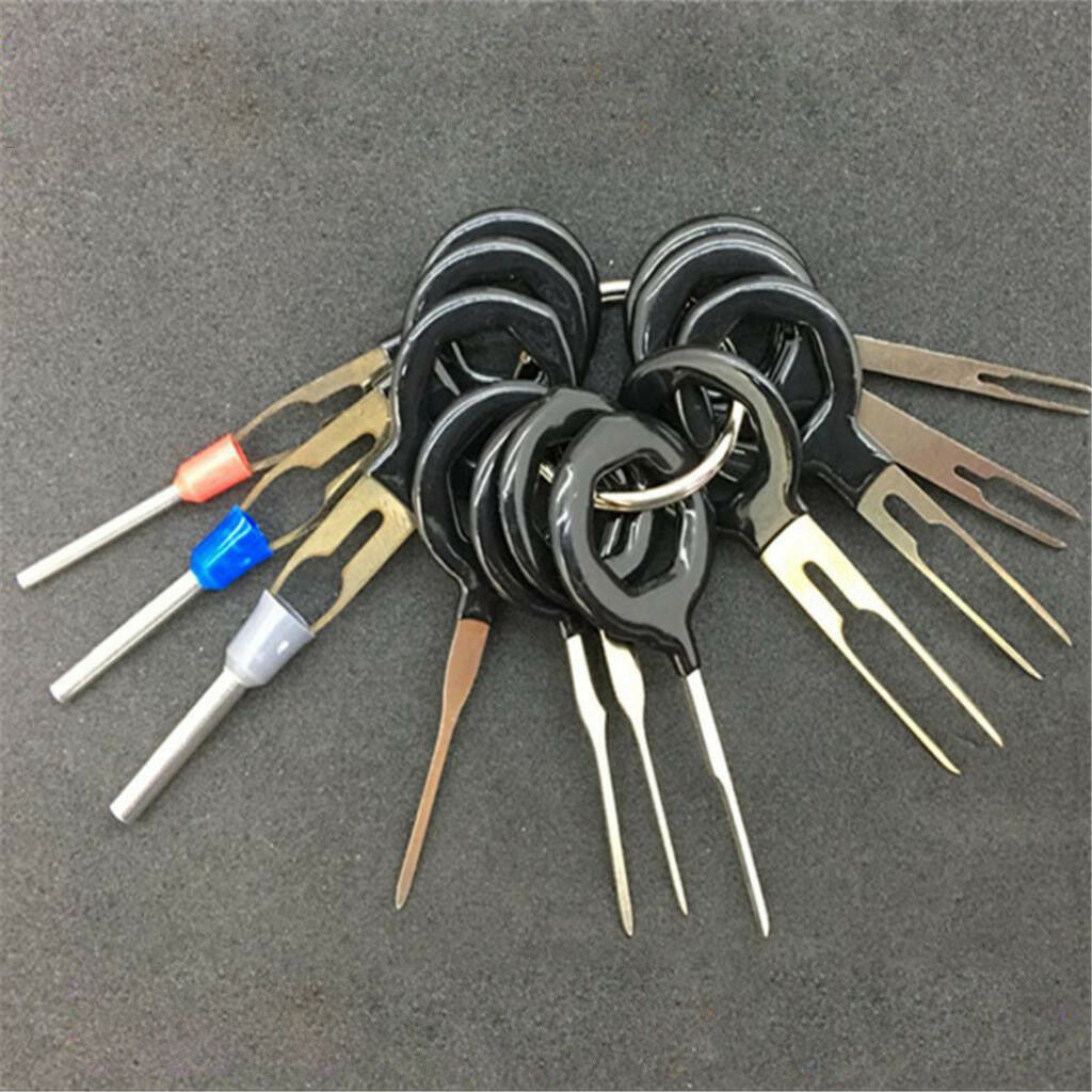 11pcs Terminal Removal Tool Wiring Crimp Connector Pin Extractor Puller