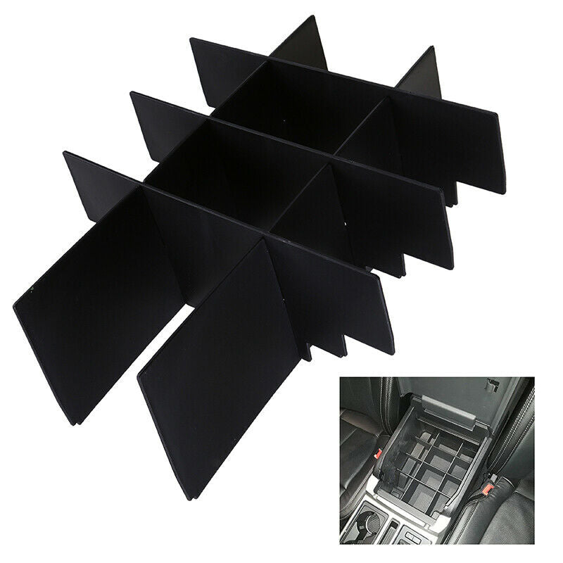 Armrest Storage Box Center Console Cup Holder insert Divider FOR Ford F150 15-19