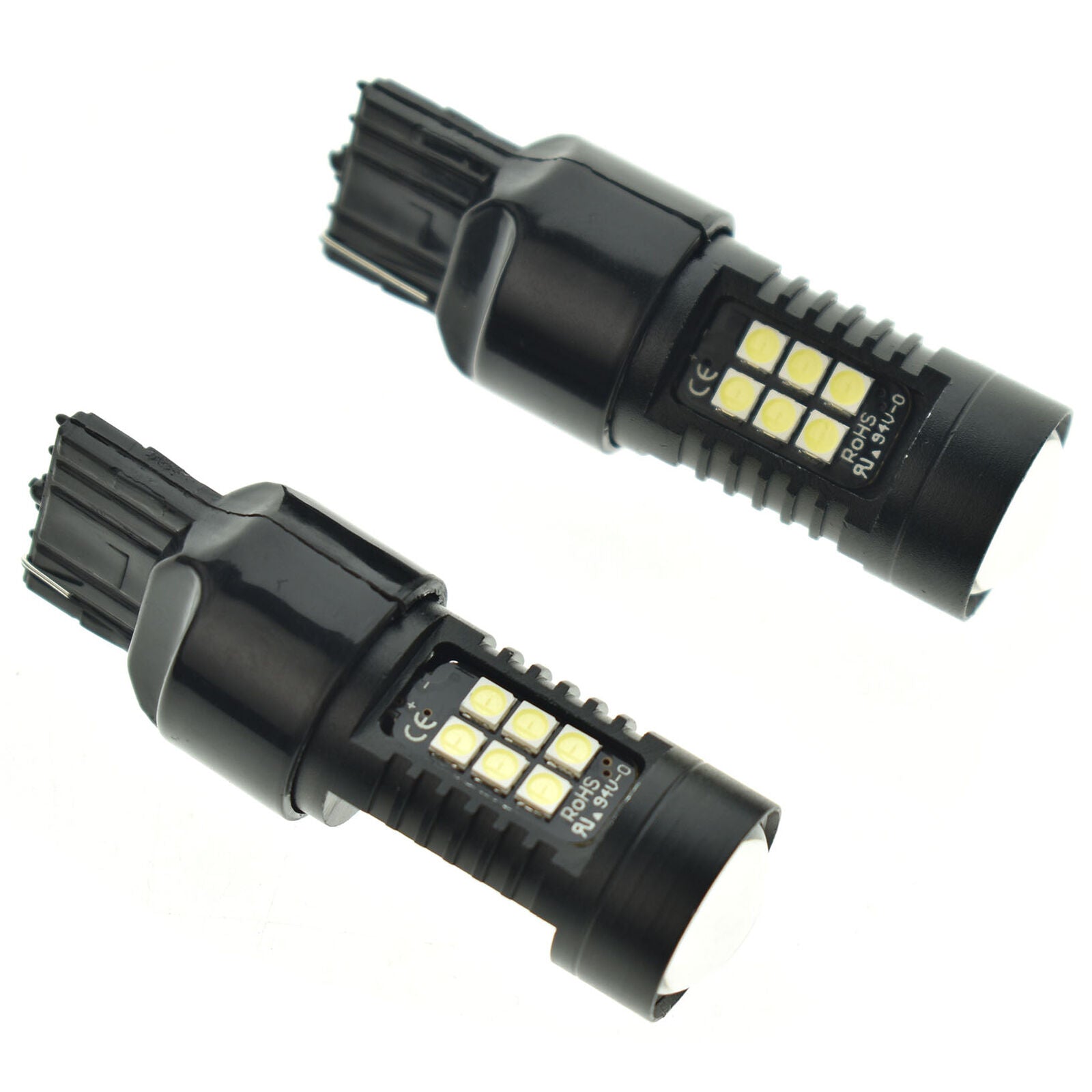 2X 7440 Car Strobe Blinking Flashing Backup LED Reverse Light Bulb New