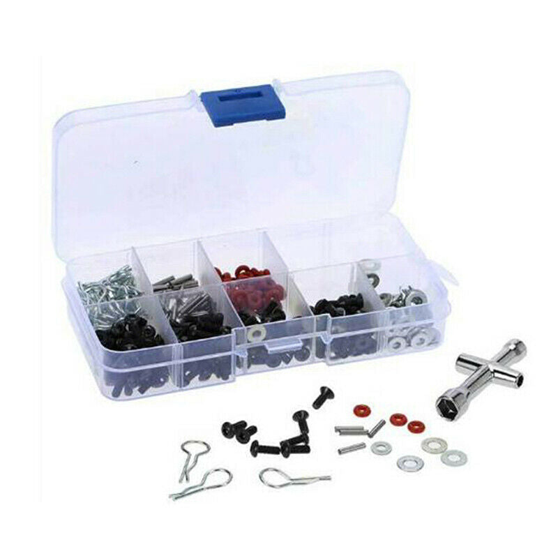 Universal Repair Tool Screws Set Accessories Kit Box Case for 1/10 HSP RC CaBDA
