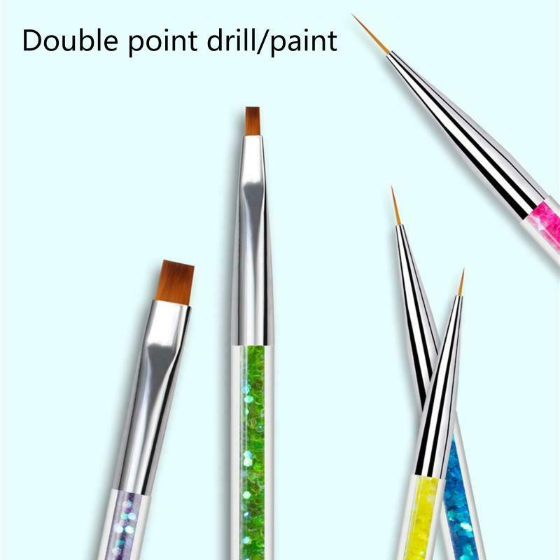 5pcs/set Acrylic Sequin Double-end Spot Drill Line Drawing Pen Painted Pens