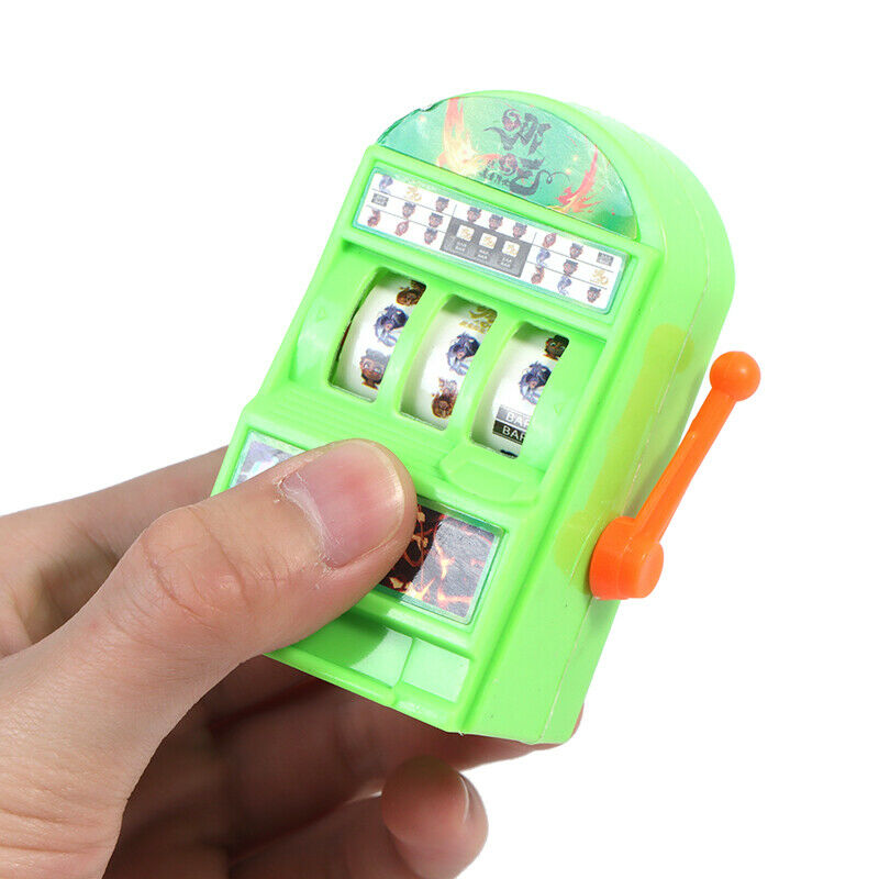 Mini Slot Machine Fruit Jackpot Gags Educational Handheld Antistress Luck.l8