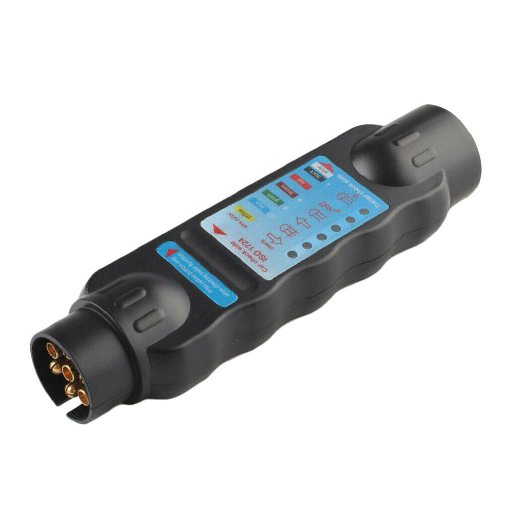 1 Pack 7 Pin Wiring Circuit Tester Plug ROHS Approved for Car Caravan Towing