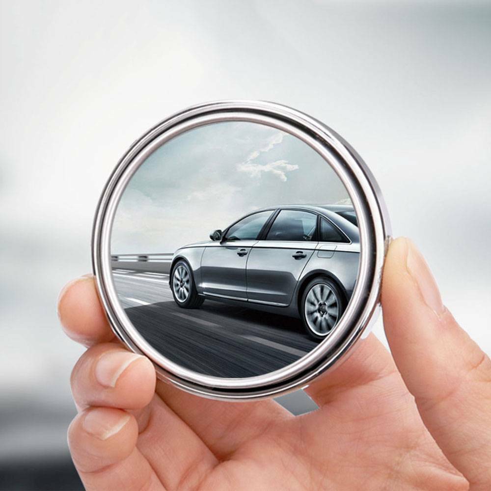 2PCS HD Wide Angle Adjustable Car Rear View Convex Mirror Auto Blind Spot Mirror
