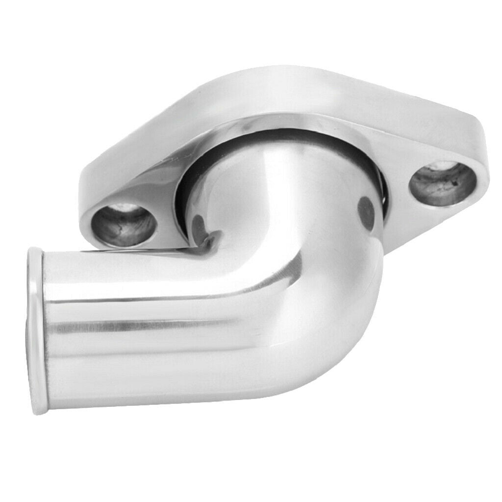 Polished Alloy 90 ° Water Neck Thermostat Housing With