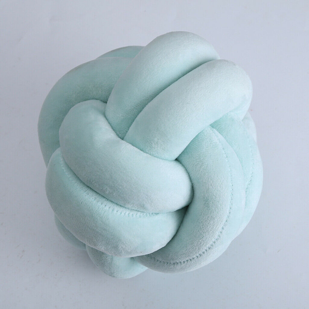 Set of 2 Knot Pillow Soft Plush Throw Pillow 18cm Mat for Bedroom Hotel