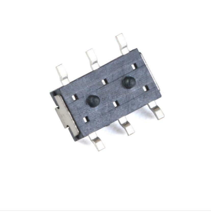 10pcs MSS-22C02(2P2T)G2 Slide/Toggle switches 6 feet 2 gears Handle 2mm