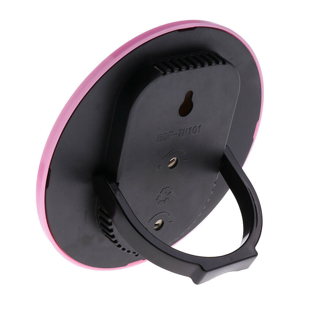 Indoor Outdoor Thermometer Temperature Meter Wet Hygrometer Humidity Pink