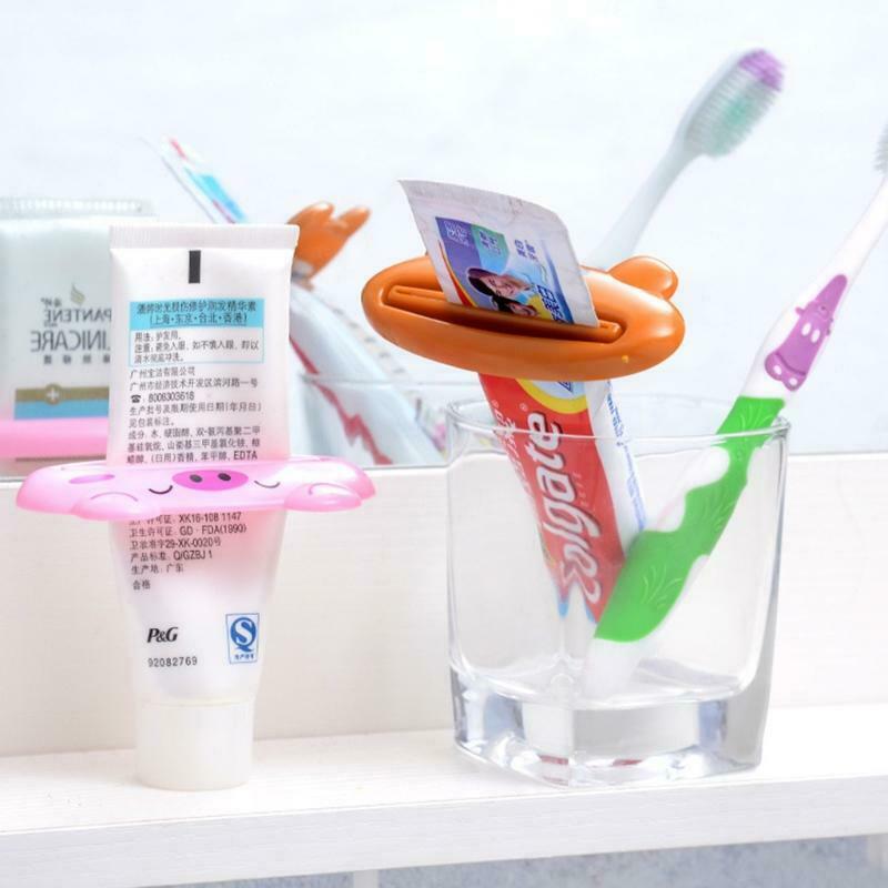 Kitchen Accessories Bathroom Multi-function Tool Cartoon Toothpaste Squeezer Kit