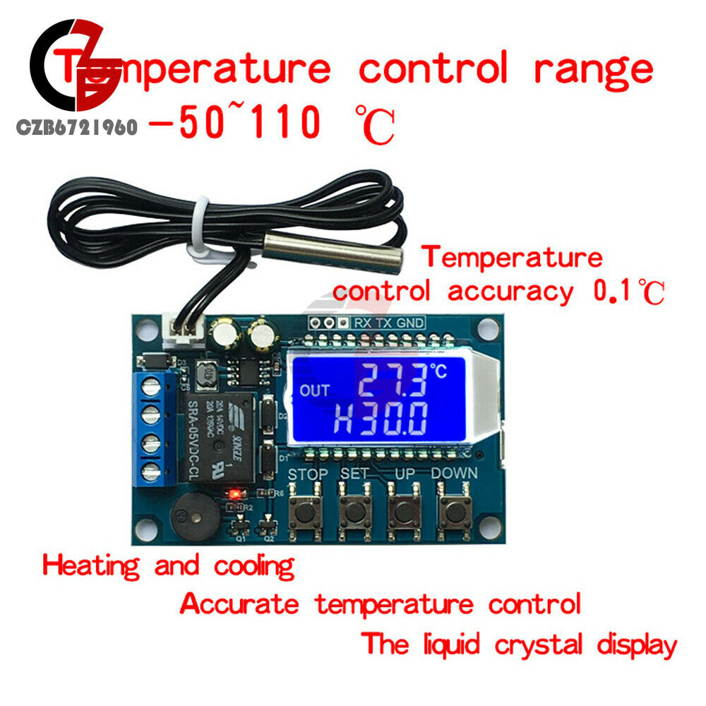 Digital Thermostat Heating Refrigeration Temperature Controller Module NTC10K