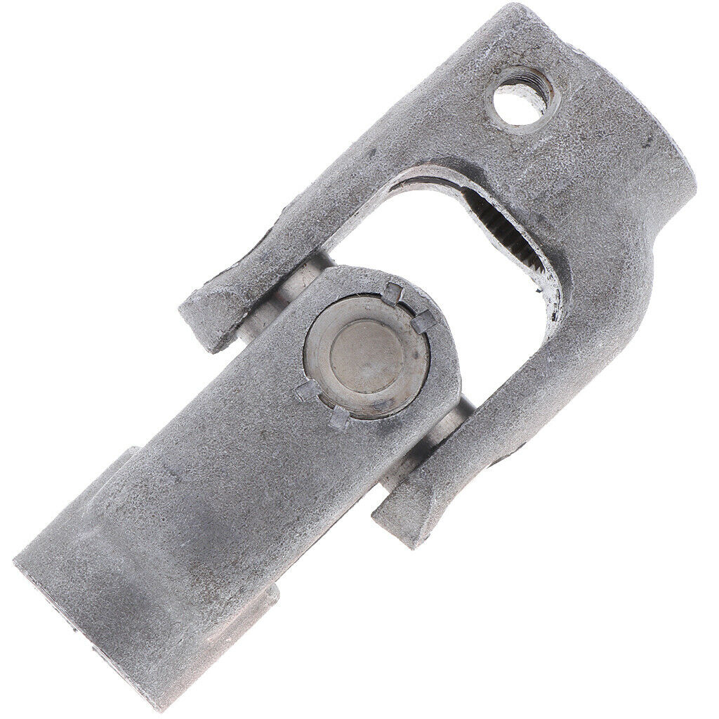 Metal 30T 14mm Polished Steering U-Joint for UTV Go Golf Cart Buggy Vehicles