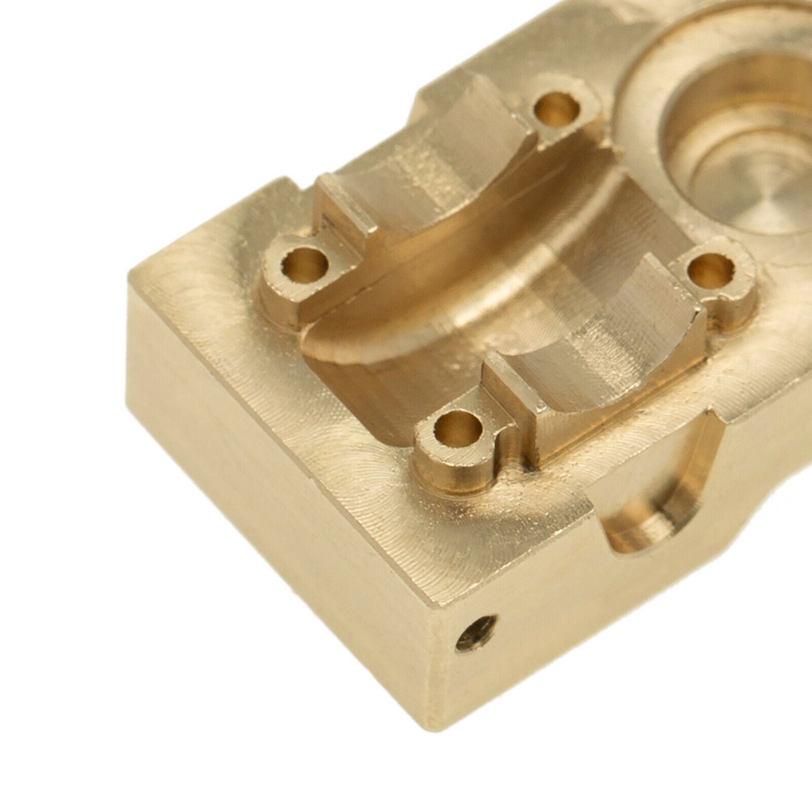 Brass Racing Diff Cover w/ Guard Plate for Axial SCX24 AXI90081 1/24 RC Car