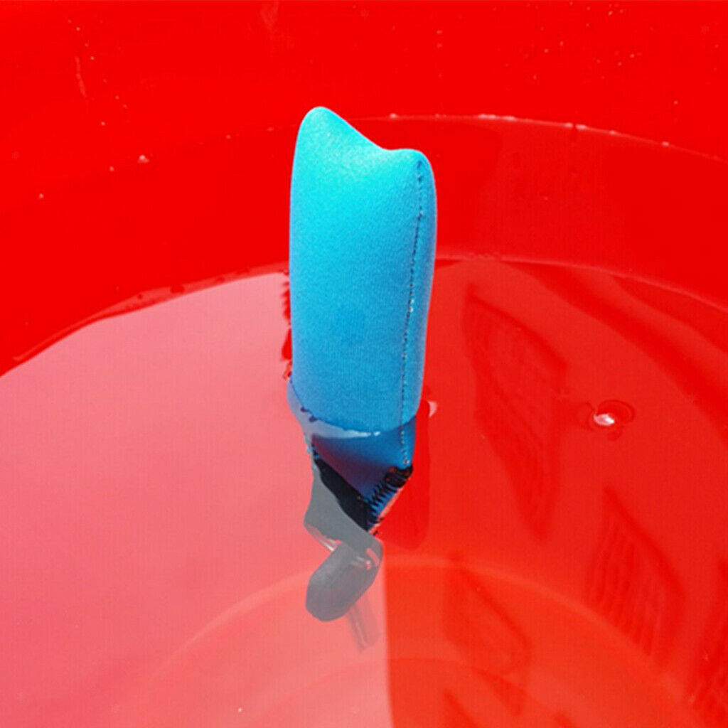 2X Rectangle Neoprene Floating Keyring for Boating Yachting Sailing Sky Blue