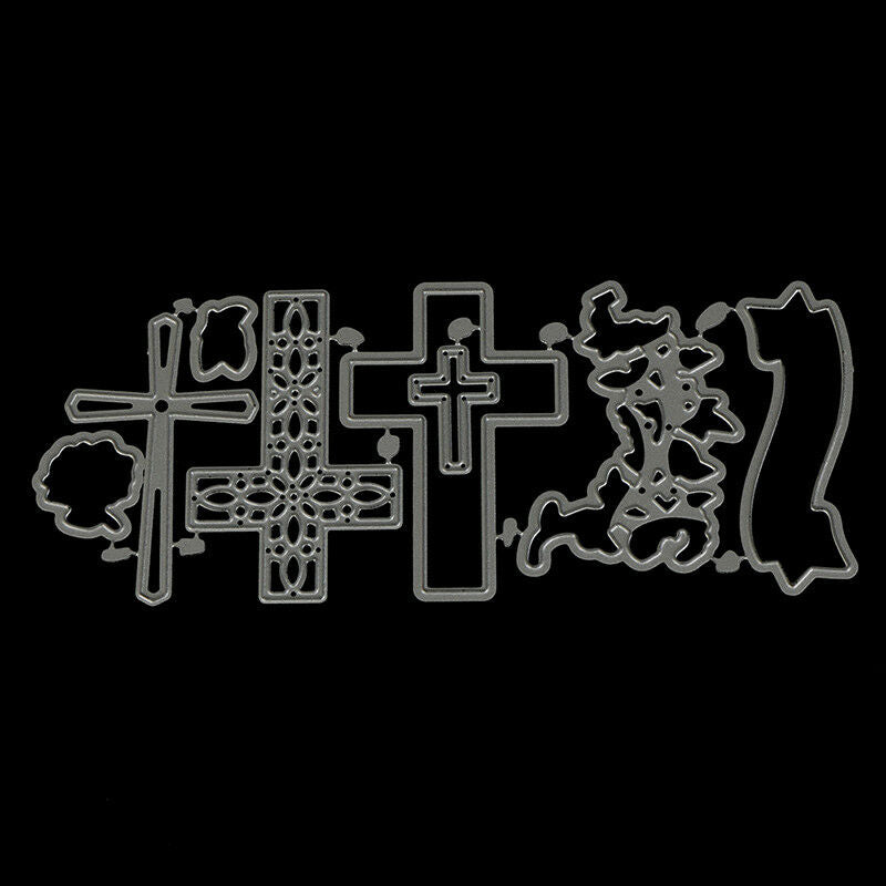 Cross Metal Cutting Dies Stencil For Diy Scrapbook Album Paper Card .l8
