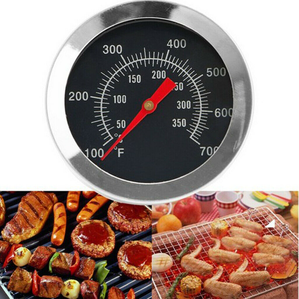 2Pcs New Barbecue BBQ Grill Thermometer Temp Gauge Outdoor Cam Cook Tool