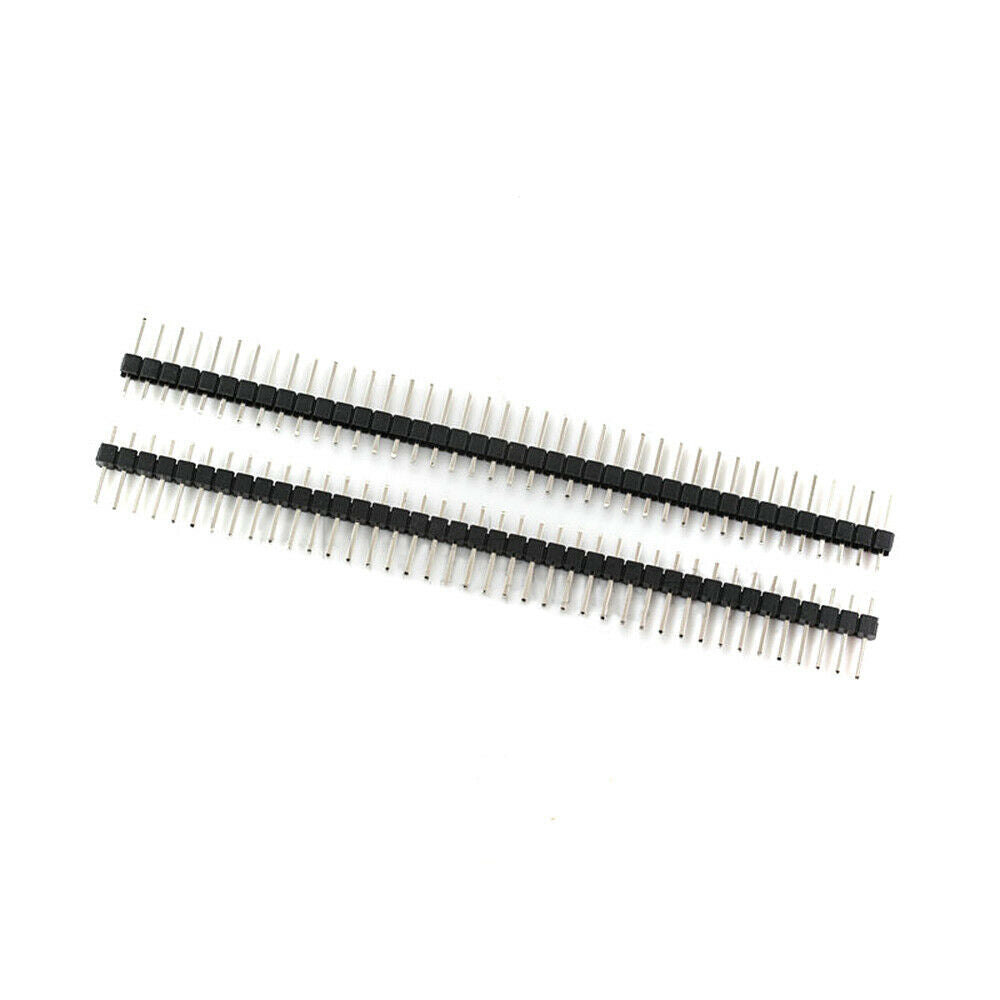 25Pcs 2.54mm 40Pin PCB Single Row Straight Pin Header Strip Connector Accessory