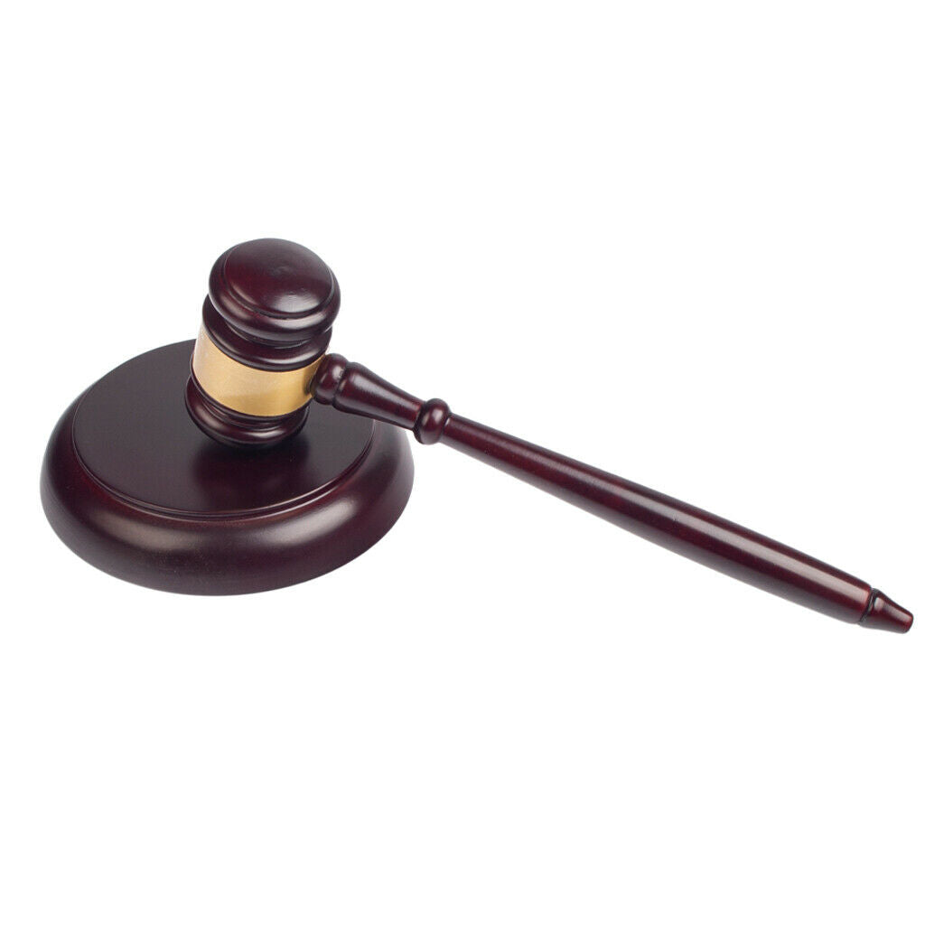 Handmade Auction Gavels, Wood Gavel and Block Set for Lawyers,Judges
