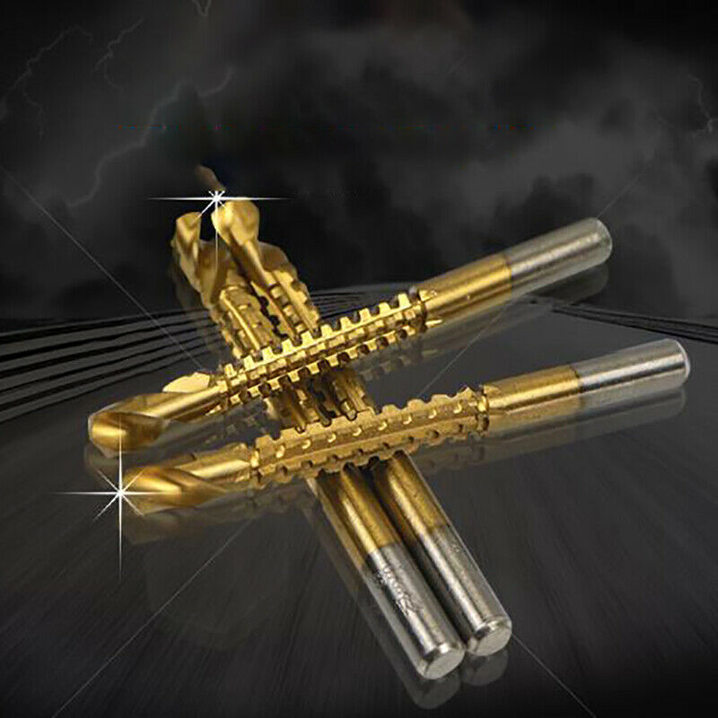 6Pcs Cobalt Left Hand Drill Bit Set Screw Metric Composite Tap Drill Bit WF