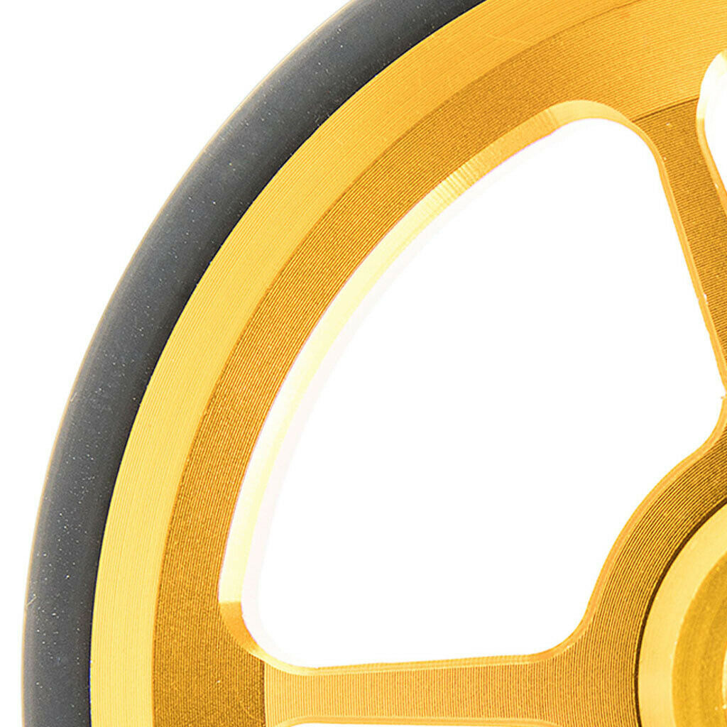 2x Alloy Bike Easy Wheels 6cm Bicycle Modification Replacement for Brompton