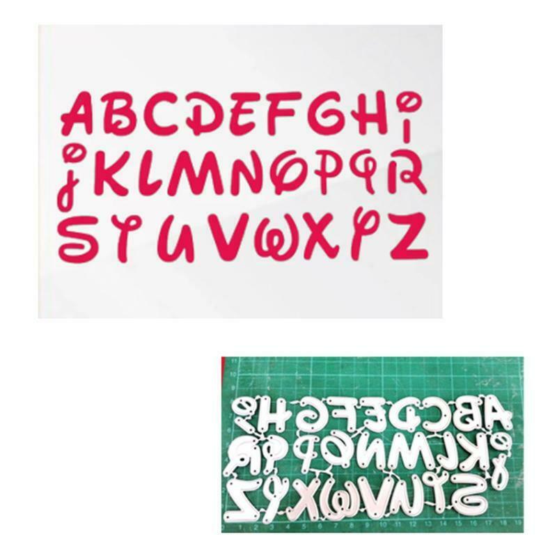 Capital Letter Printing Carbon Steel Cutting Dies DIY Scrapbooking Photo Album