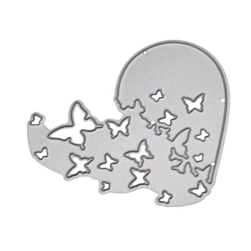 Heart Butterfly Metal Cutting Dies Stencil DIY Scrapbooking Album Paper Card
