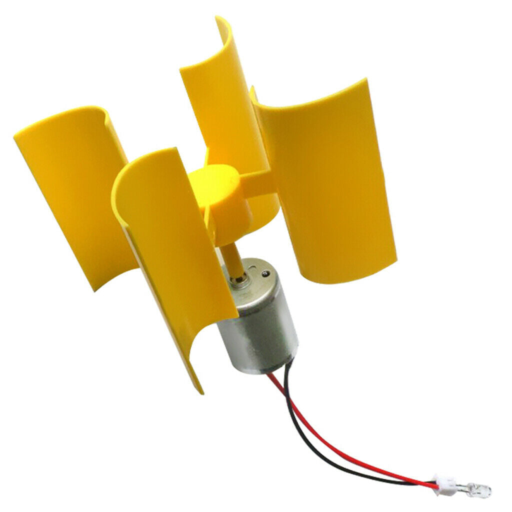 10x Mini Wind Generator Turbine Wind Generator Motor Science Experiment
