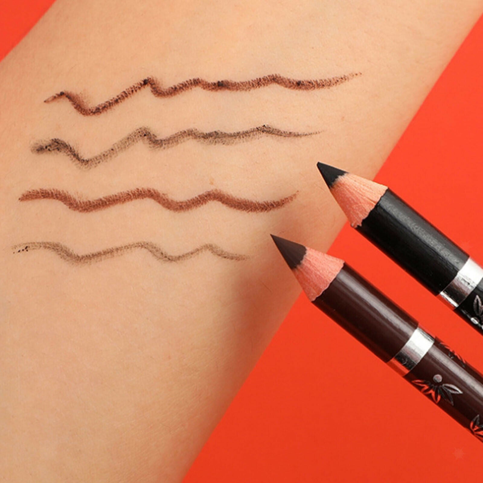 Double Head Eyebrow Pencil Waterproof Kits Tools for Home Travel Eye Makeup