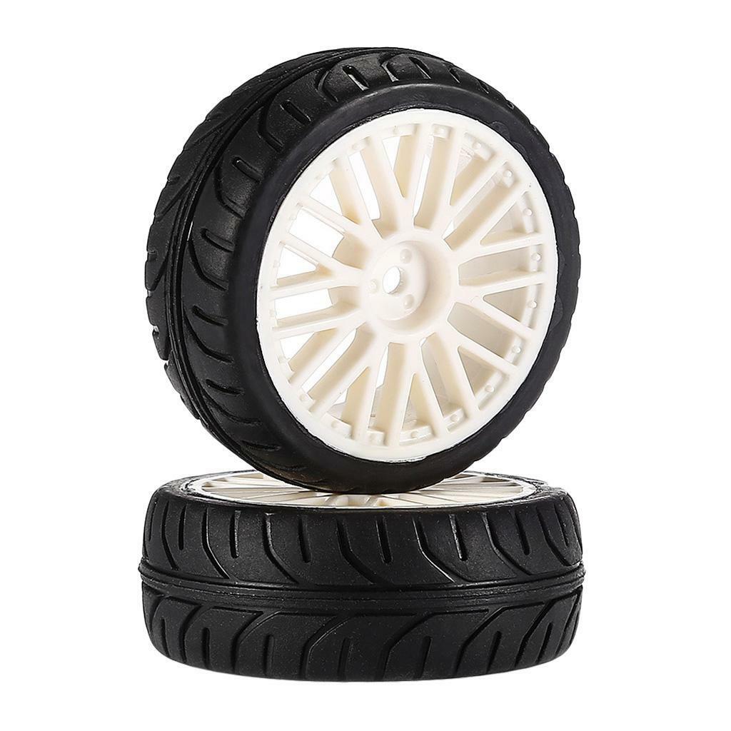 2x Tires Tyre &Wheel for 1:10 RC HPI HSP Hobao Savage XS TM Flux MT ZDRacing