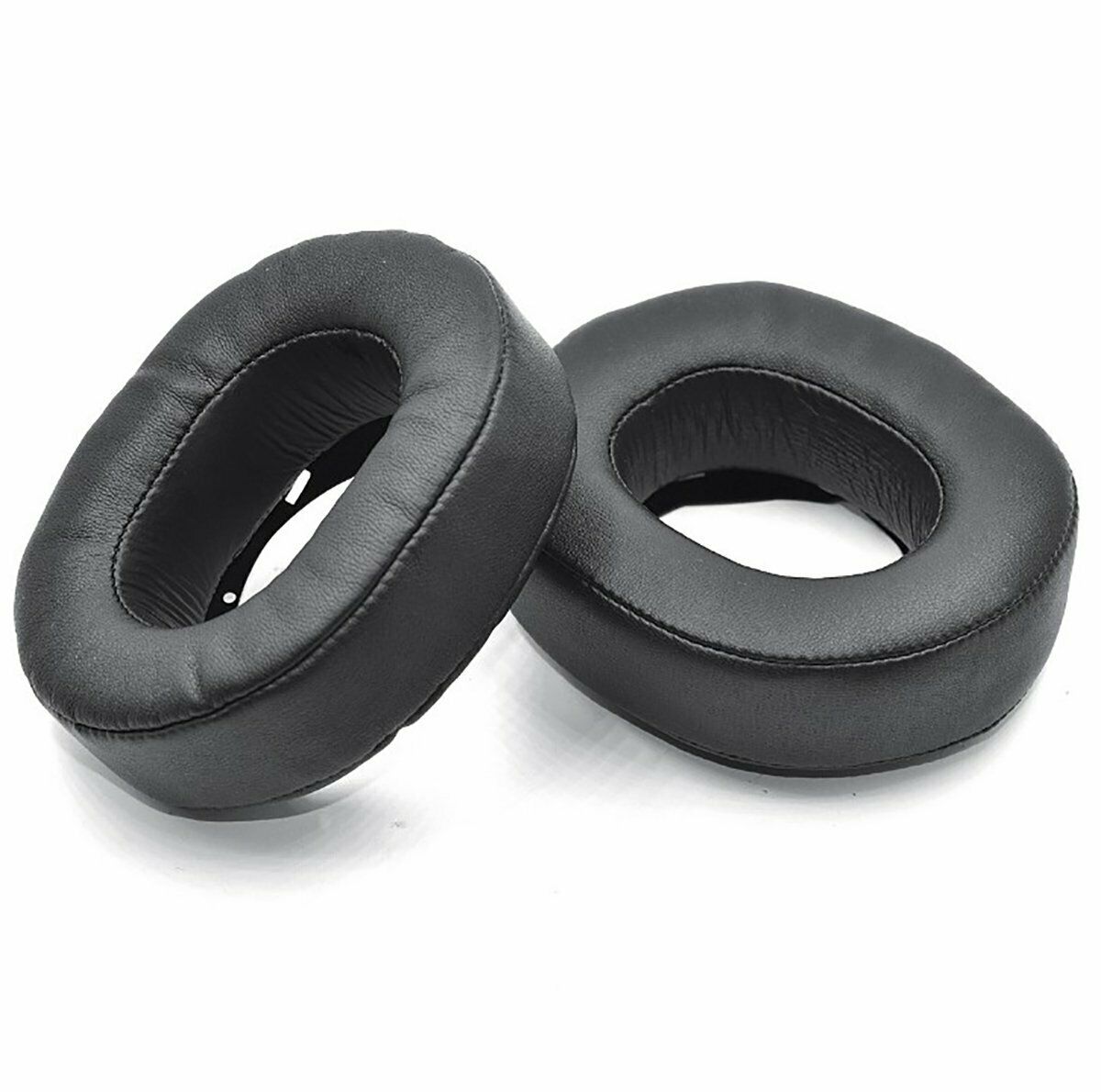 Replacement Leather and Memory Foam Cushion for Sony MDR-HW700 MDR-HW700DS Black