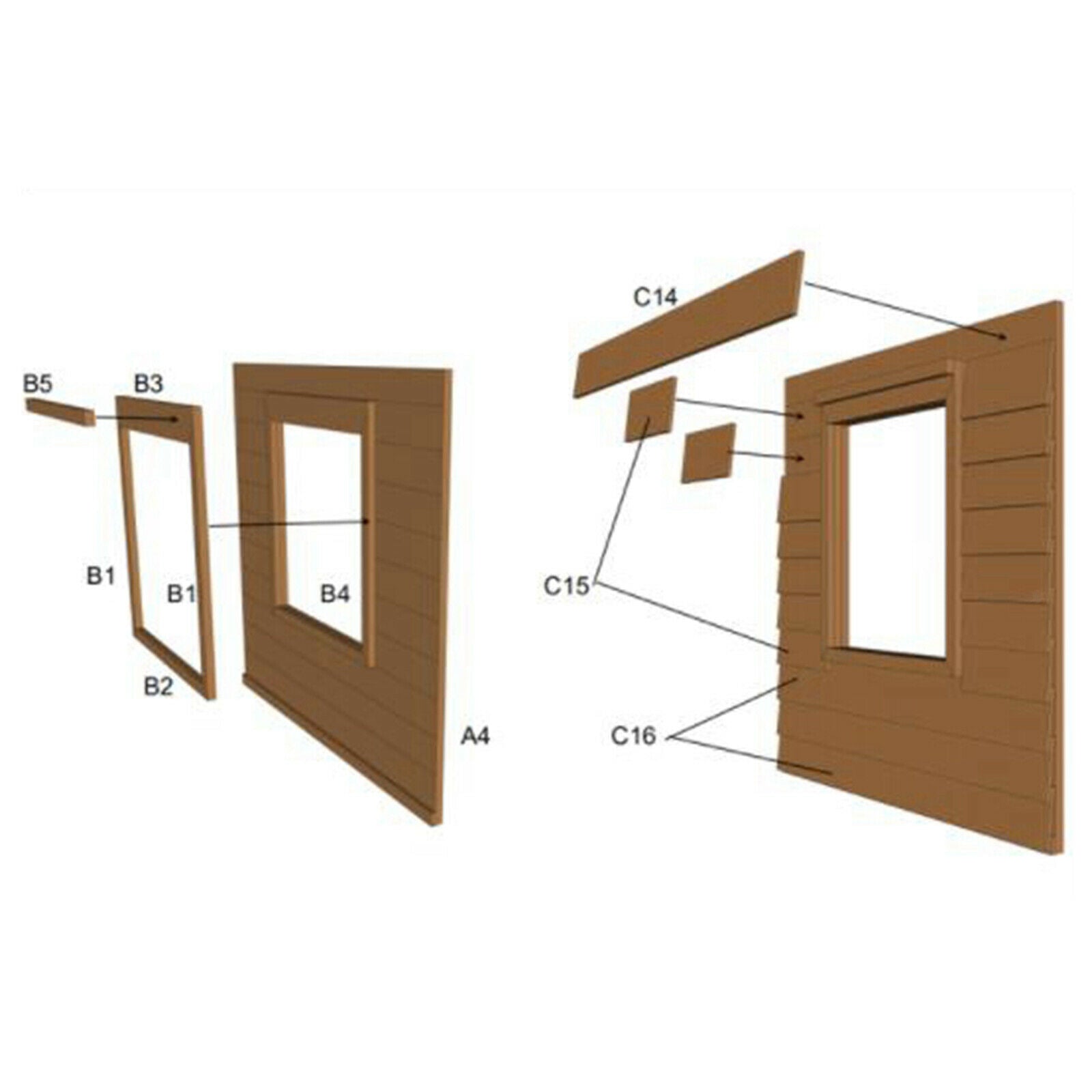 Crafts 1:35 Scale Wood House DIY Dioramas Building Architecture Layout