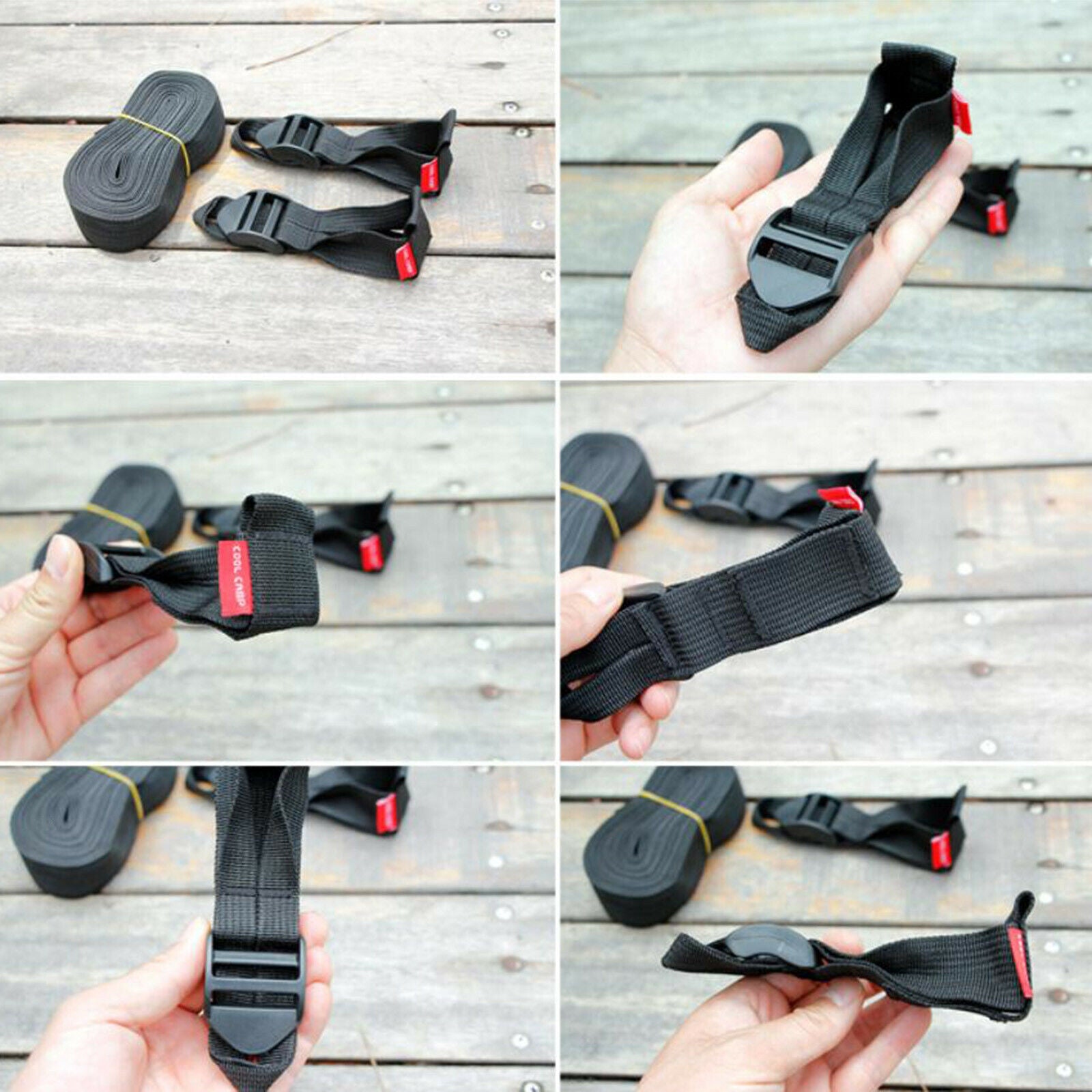 Windproof Tent Pegs Fix Buckle Wear-Resistant Canopy Frame Holder Fixer