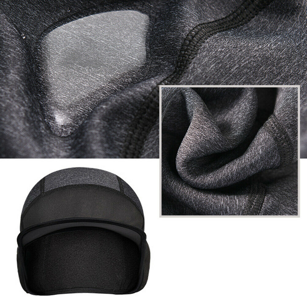 Men Women Winter Helmet Liner Cap Thermal Fleece Windproof Ski Ears Covers Hat