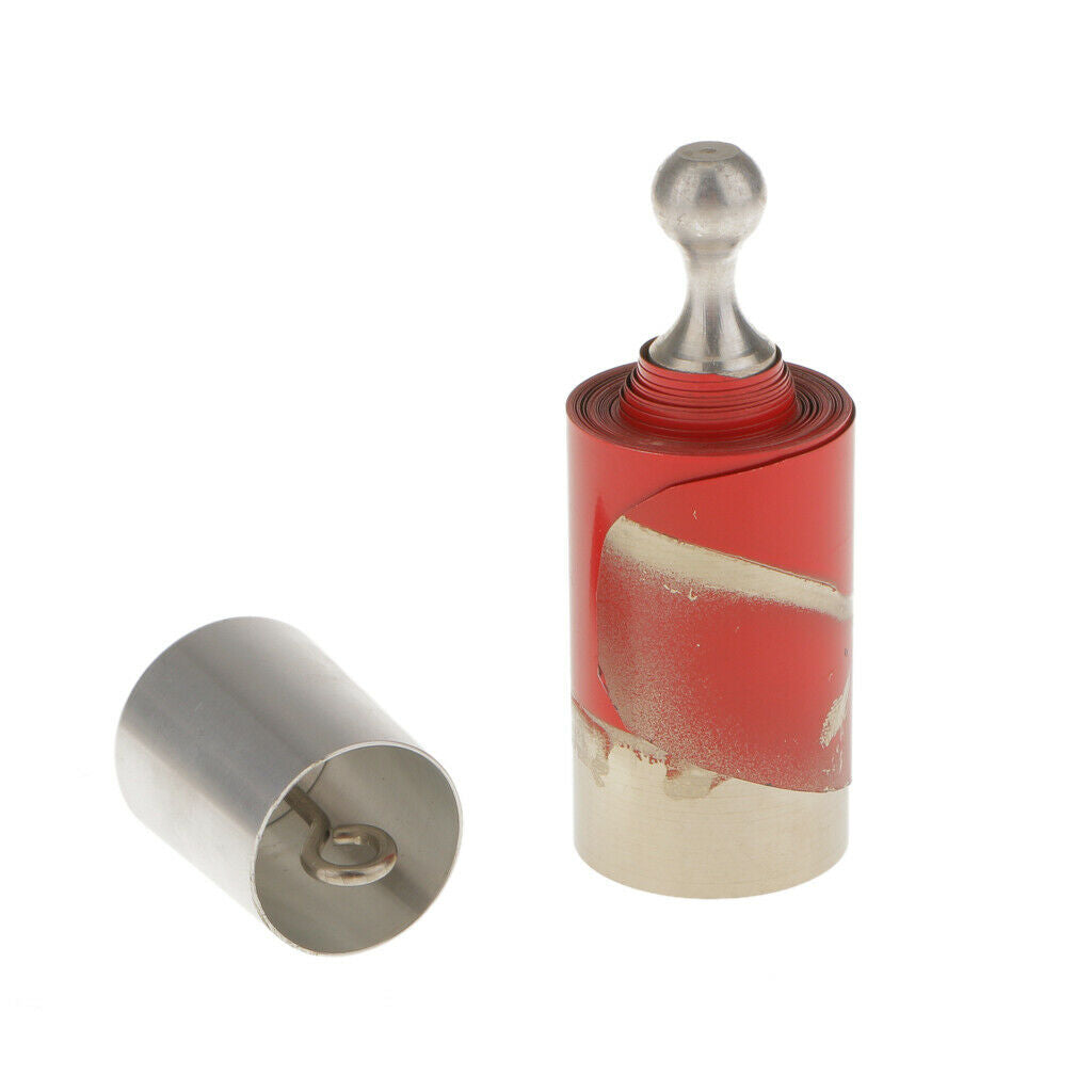 Stage Magic Trick Metal Disappearing Cane Wand Stick Red
