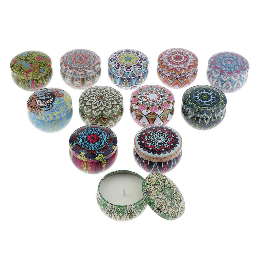 12pcs Travel Boxed Fragrance Mixed Scented Candle Soy Wax Candle Wedding Party